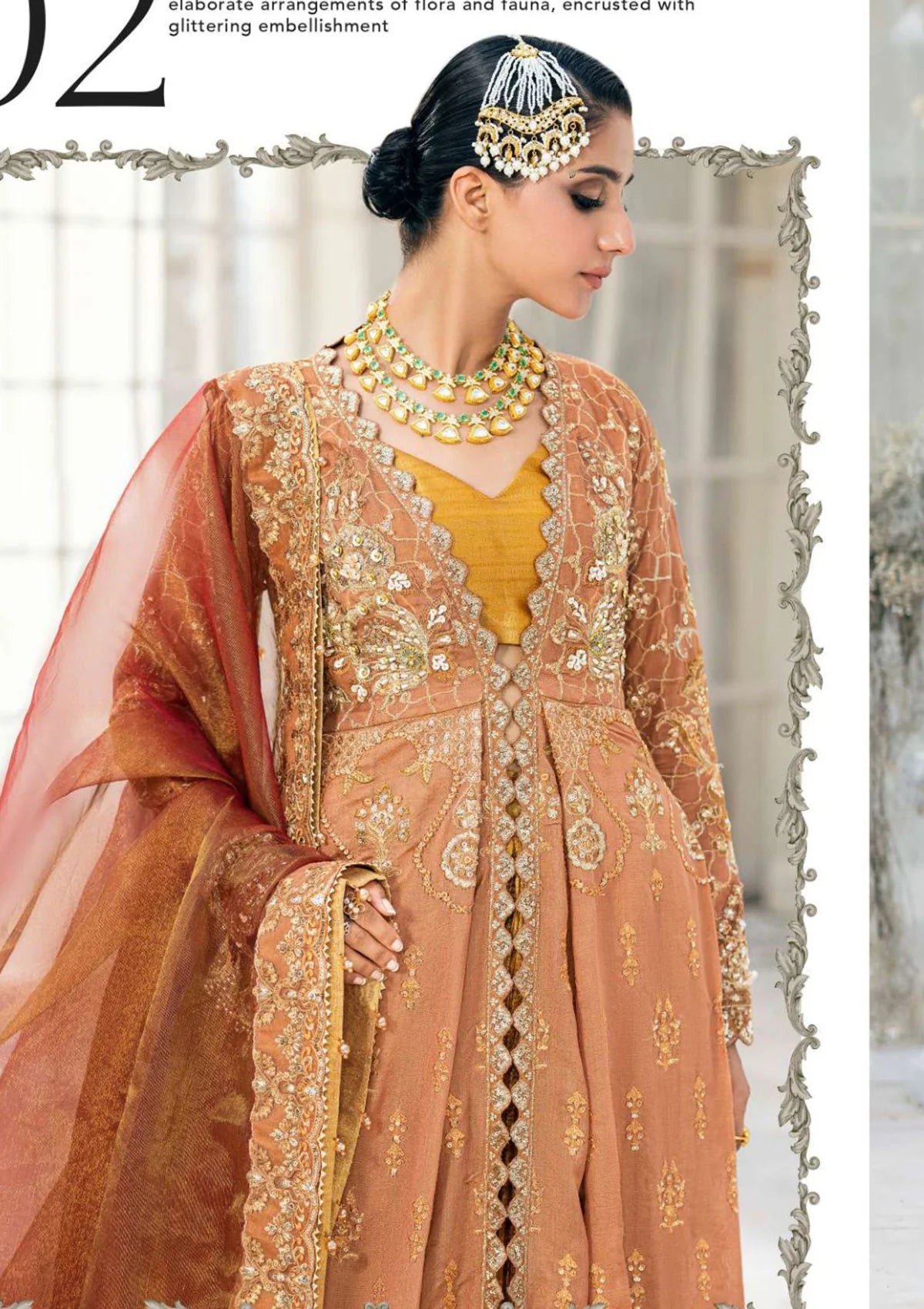 UnStitched partywear/wedding dress - LadiesKurtasuae