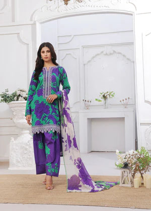 Casual lawn unstitched 017B