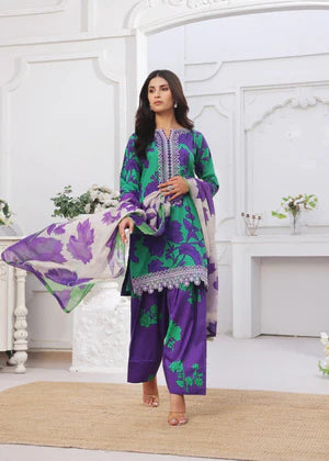 Casual lawn unstitched 017B