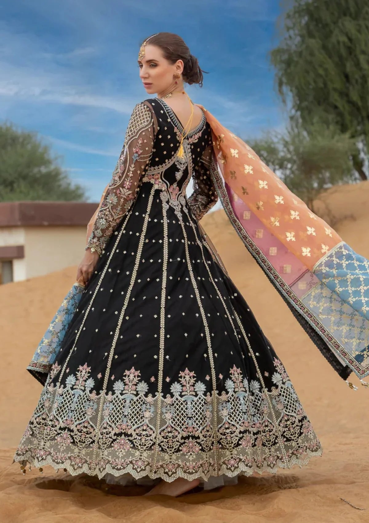 Stitched partywear/wedding dress - LadiesKurtasuae 