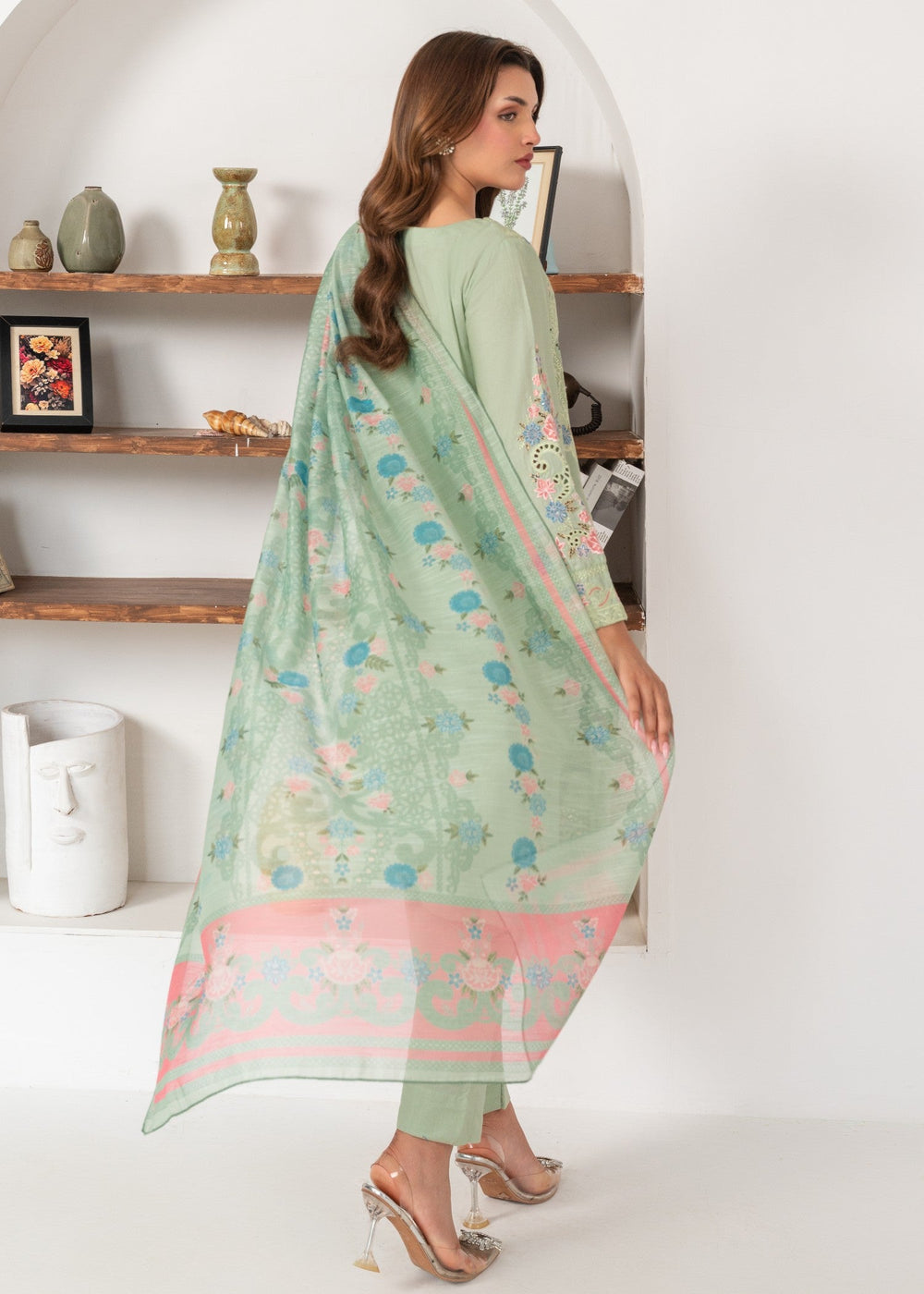Ready to wear Embroidered lawn 3pc 003G