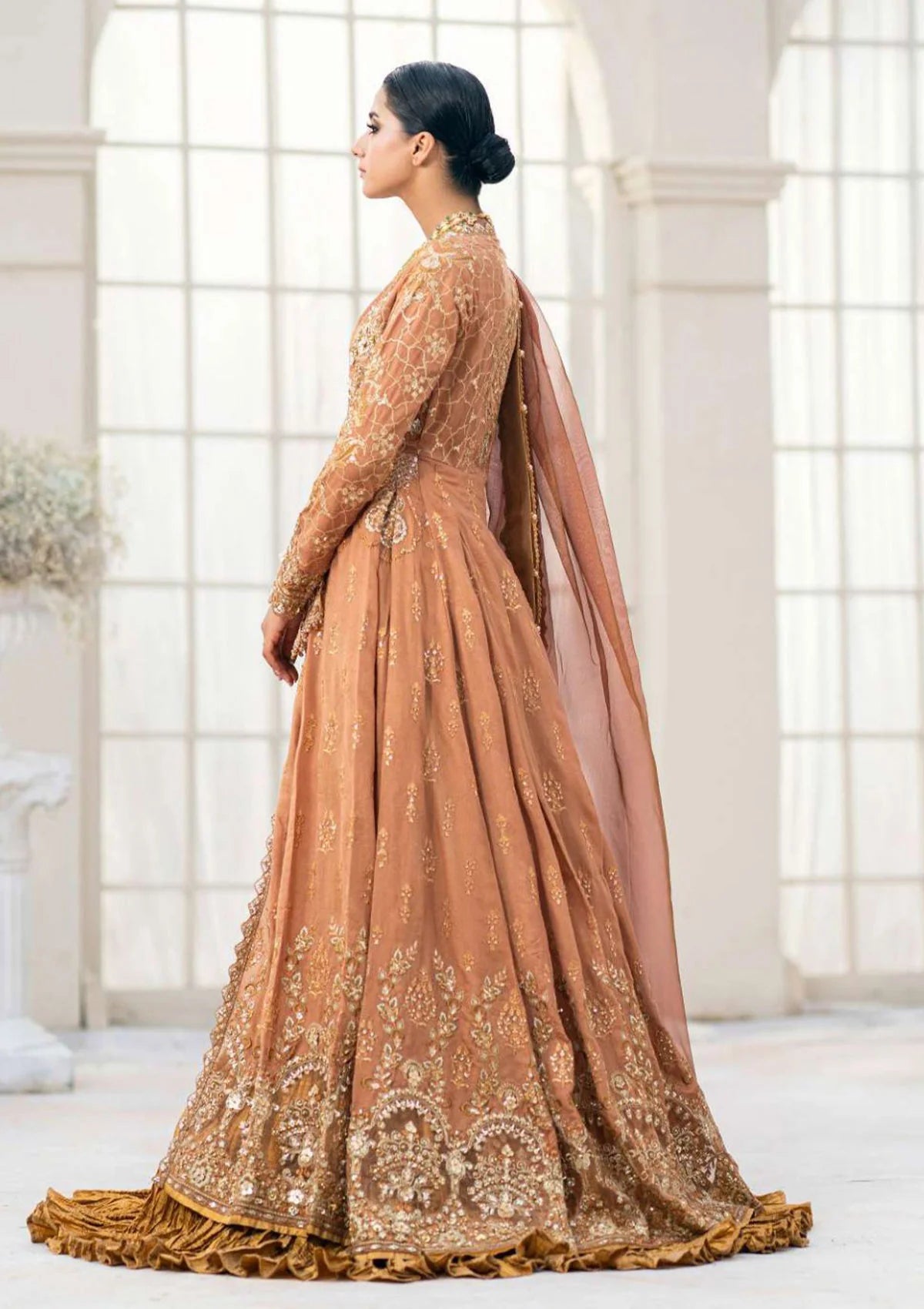 UnStitched partywear/wedding dress - LadiesKurtasuae 