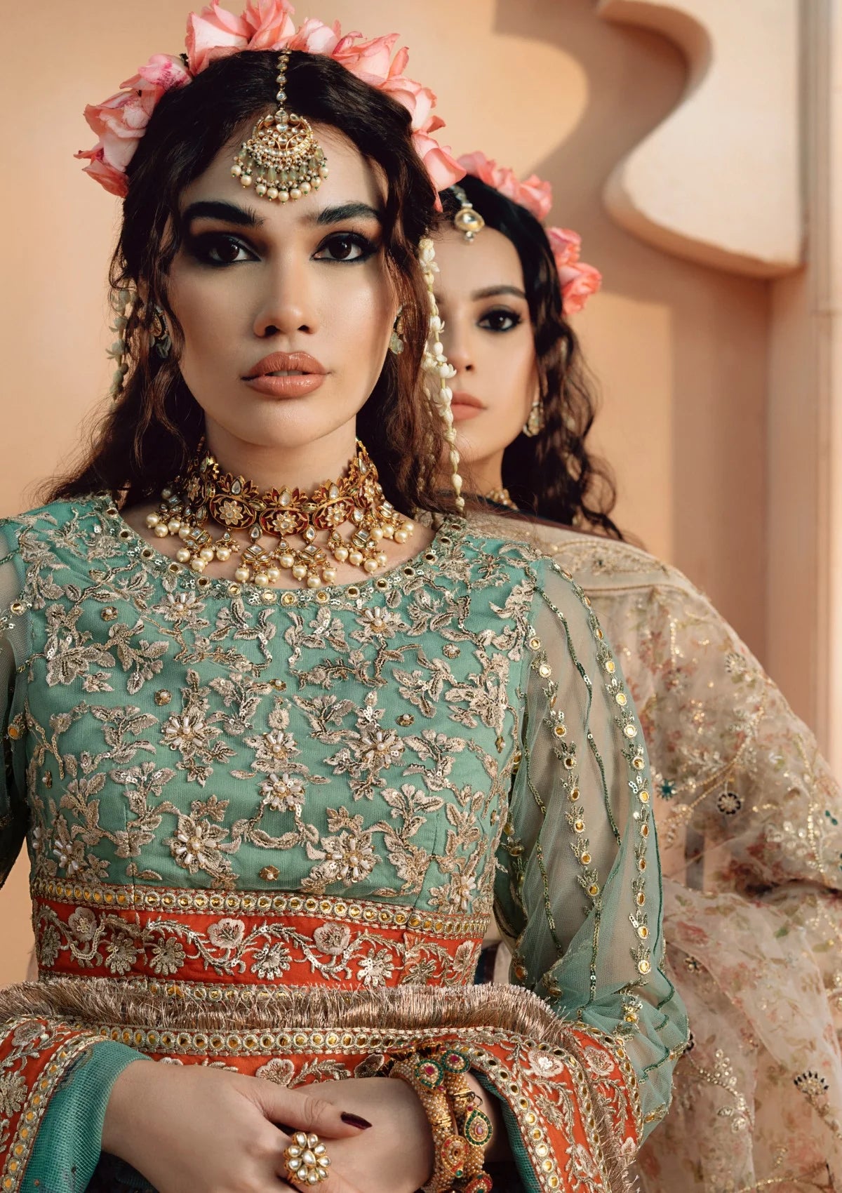 Stitched partywear/wedding dress - LadiesKurtasuae 