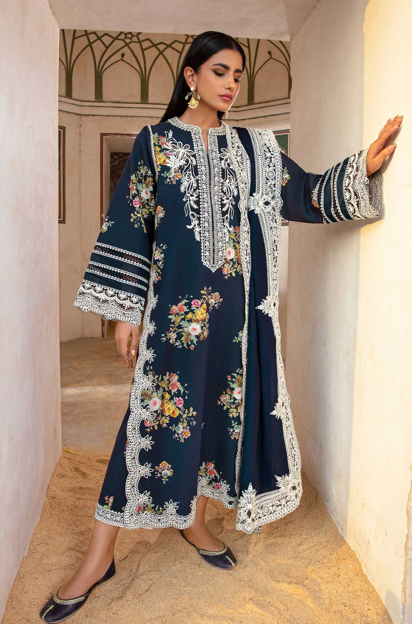 Luxury lawn unstitched collection 019B