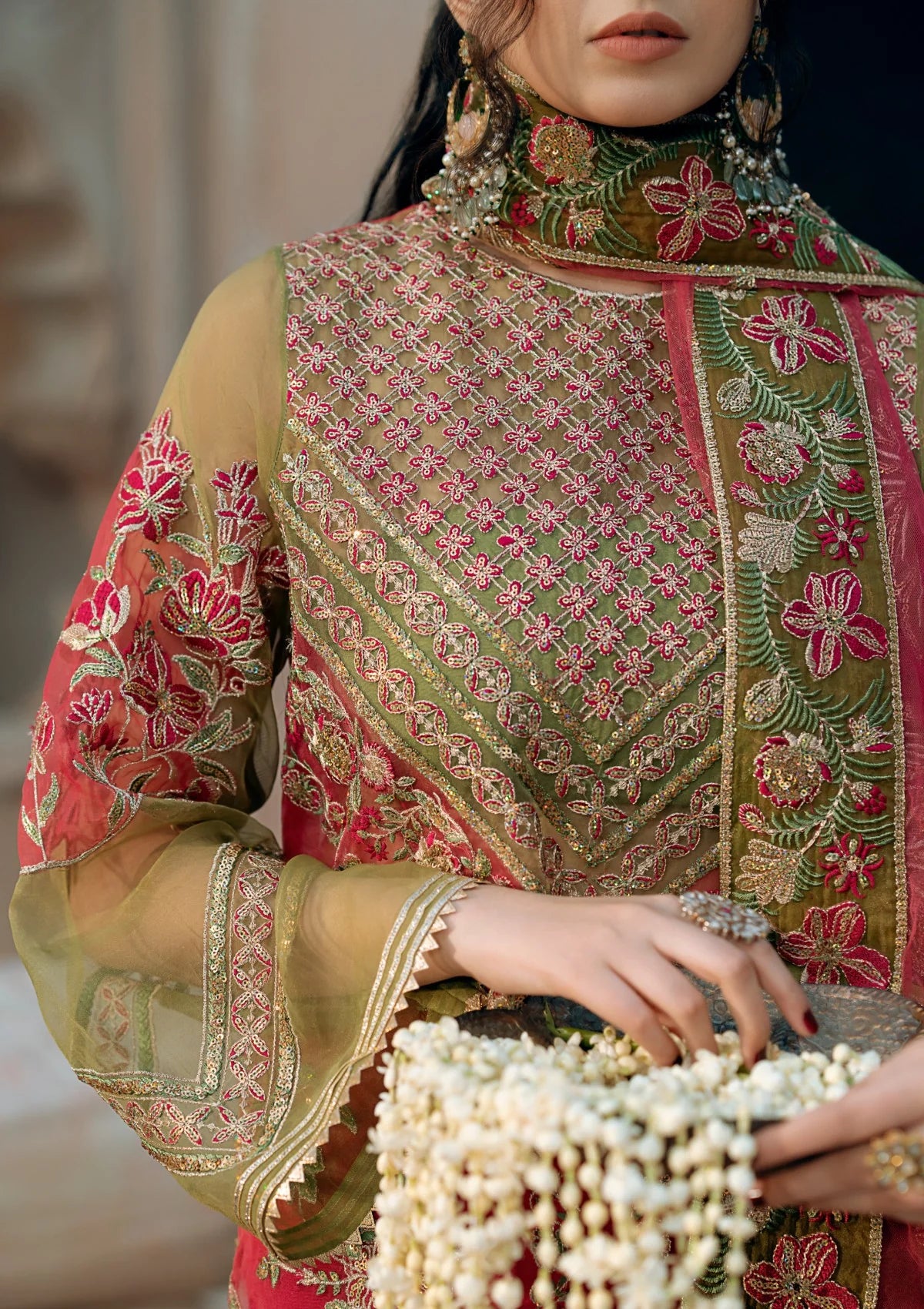 Stitched partywear/wedding dress - LadiesKurtasuae 