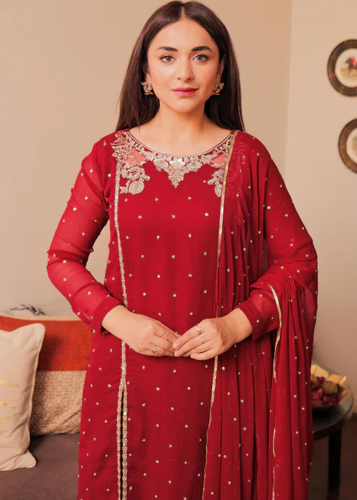 Stitched partywear/wedding dress - LadiesKurtasuae 