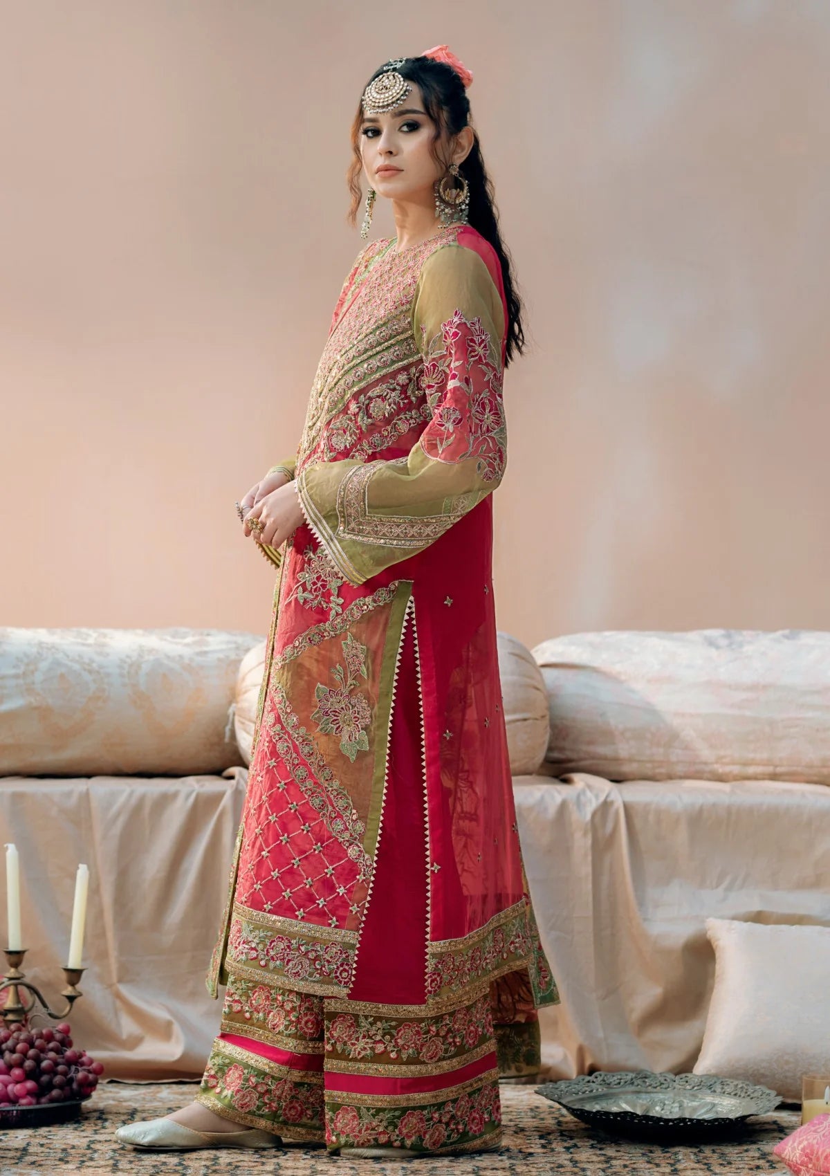 Stitched partywear/wedding dress - LadiesKurtasuae 