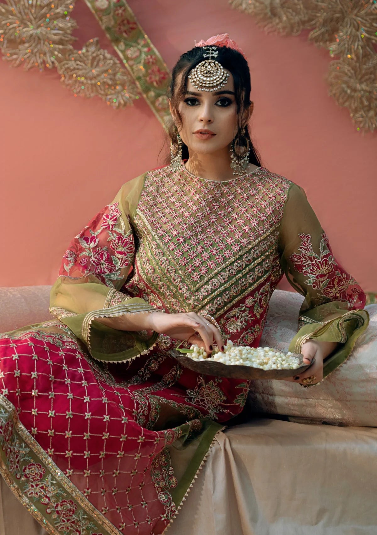 Stitched partywear/wedding dress - LadiesKurtasuae 