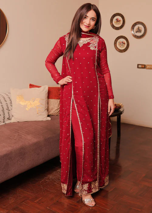 Stitched partywear/wedding dress - LadiesKurtasuae 