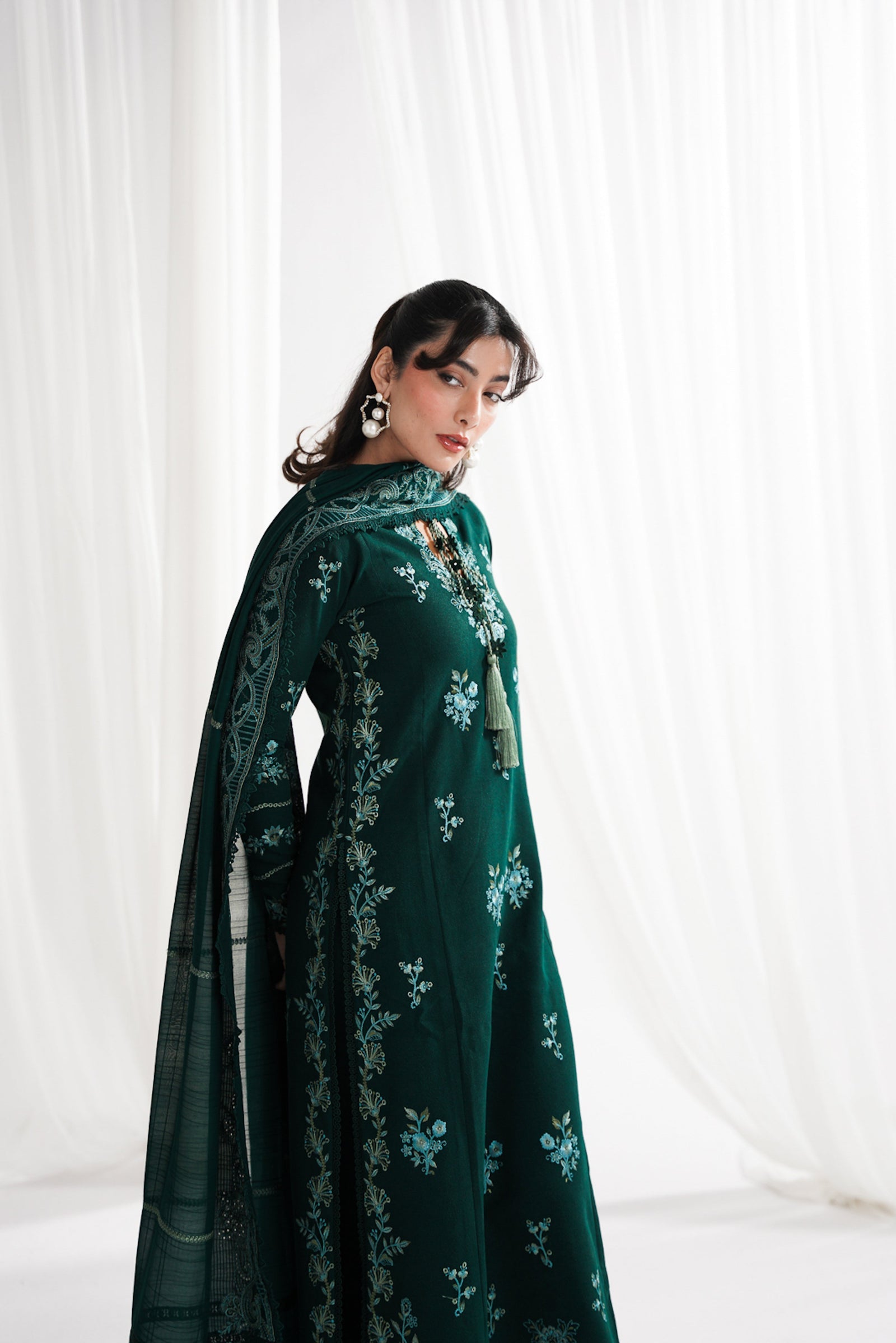 Embroidered Lawn | Premium 3-Piece Unstitched Set