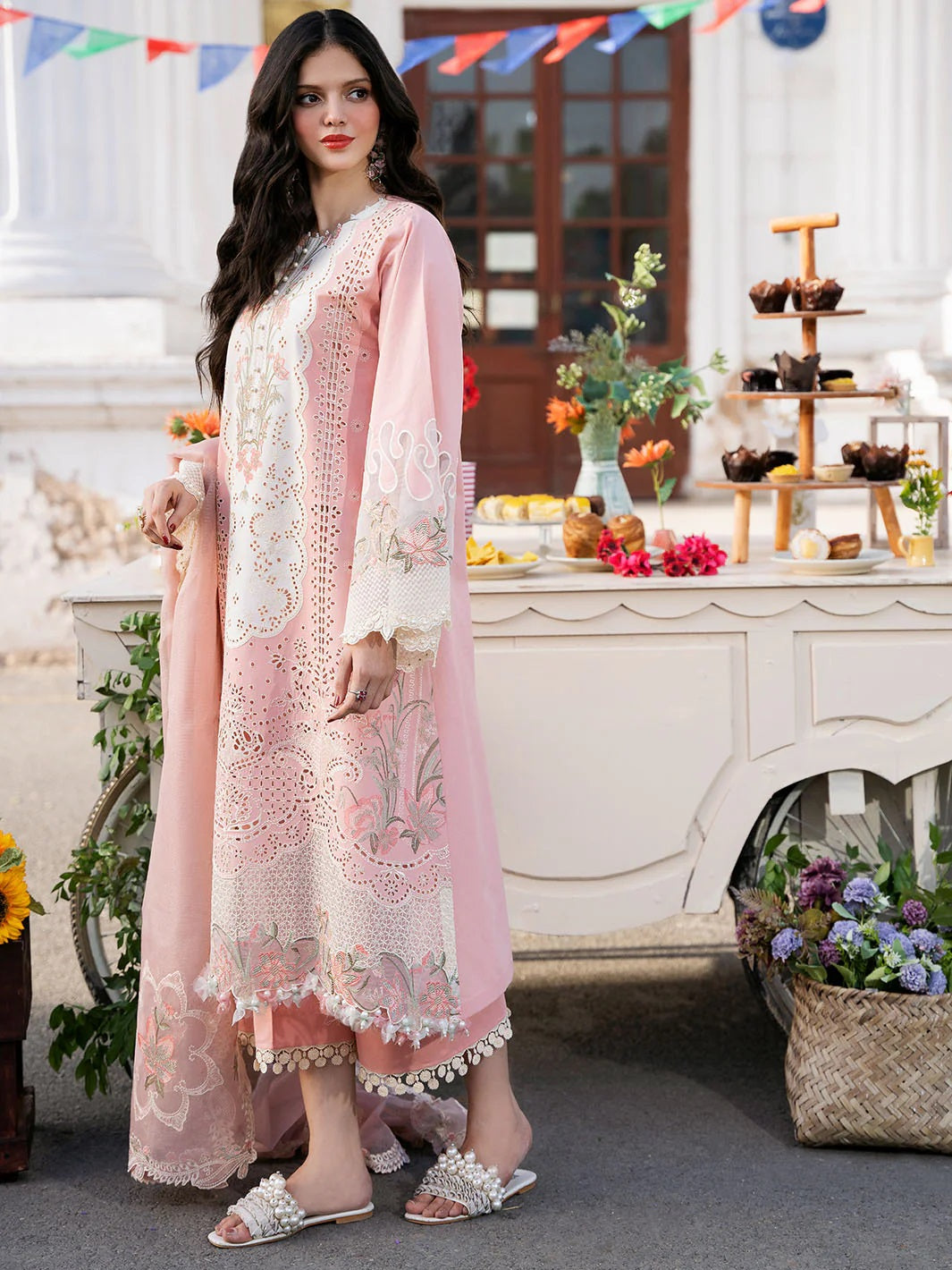Luxury lawn unstitched collection 017P