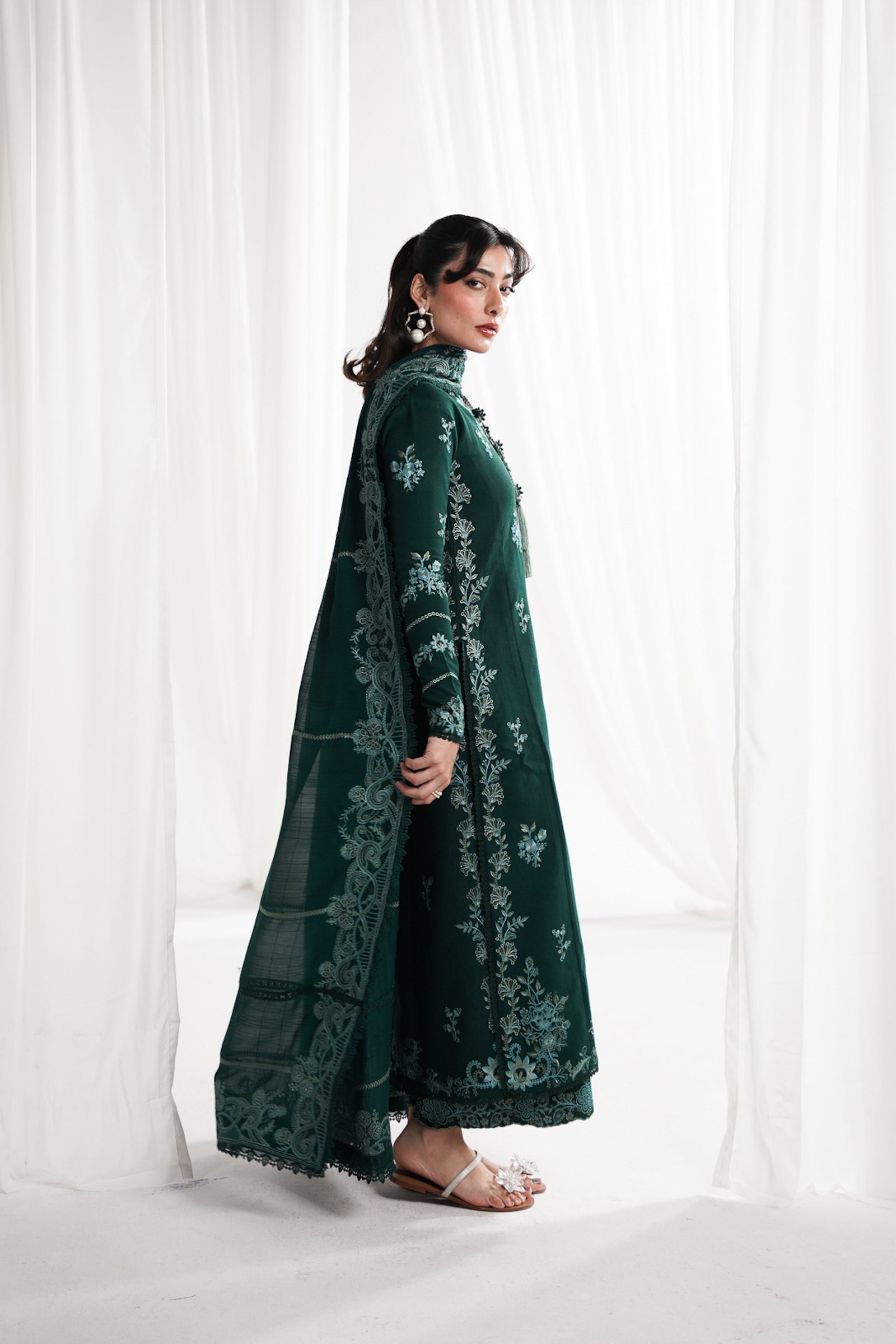 Embroidered Lawn | Premium 3-Piece Unstitched Set