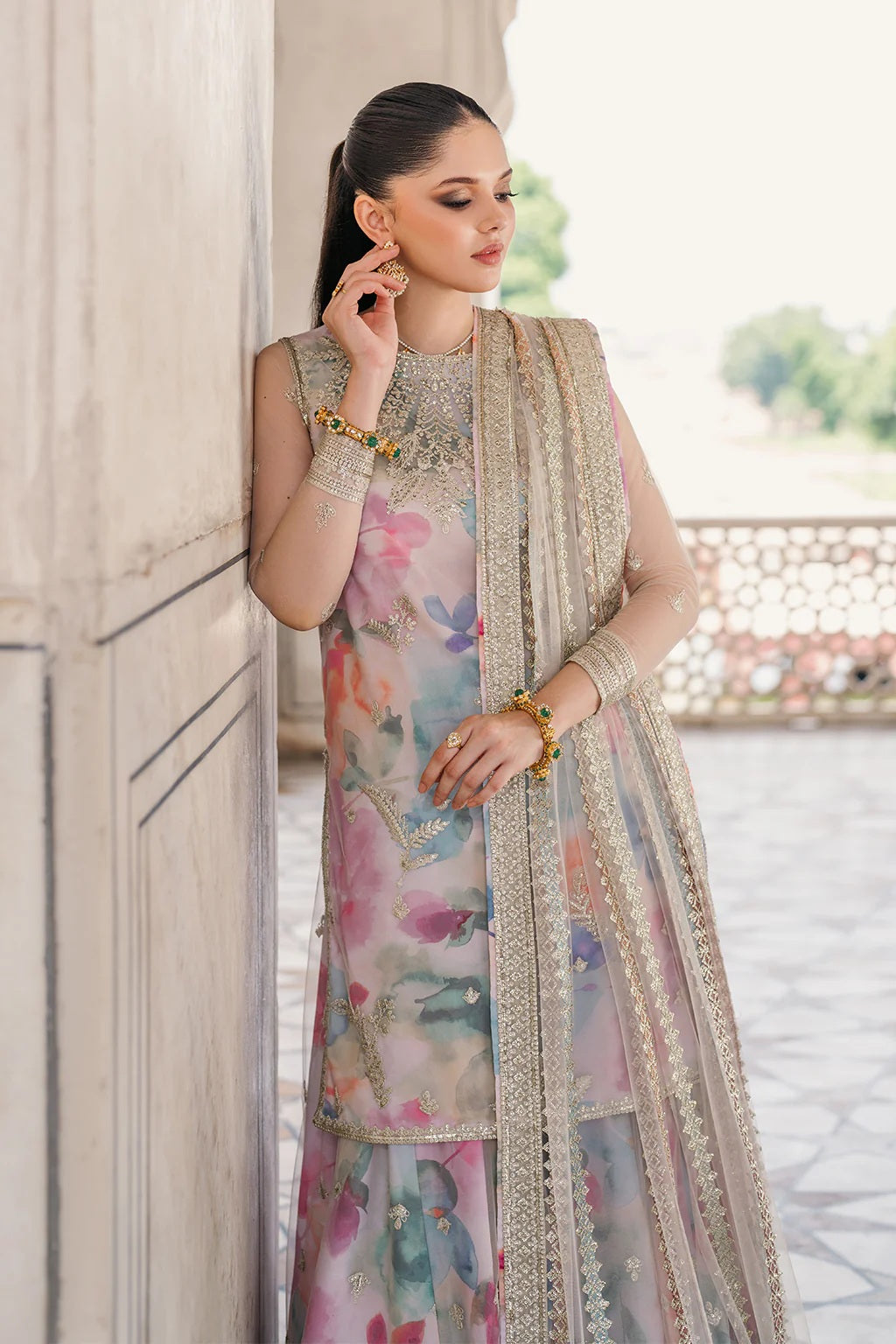 Luxury Lawn Embroidered Unstitched 014P