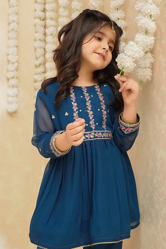 Modest - Toddlers 3 Piece Chiffon Suit - 8910
