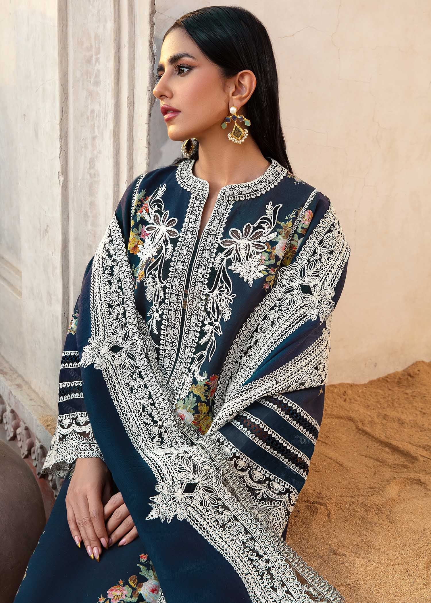 Luxury lawn unstitched collection 019B