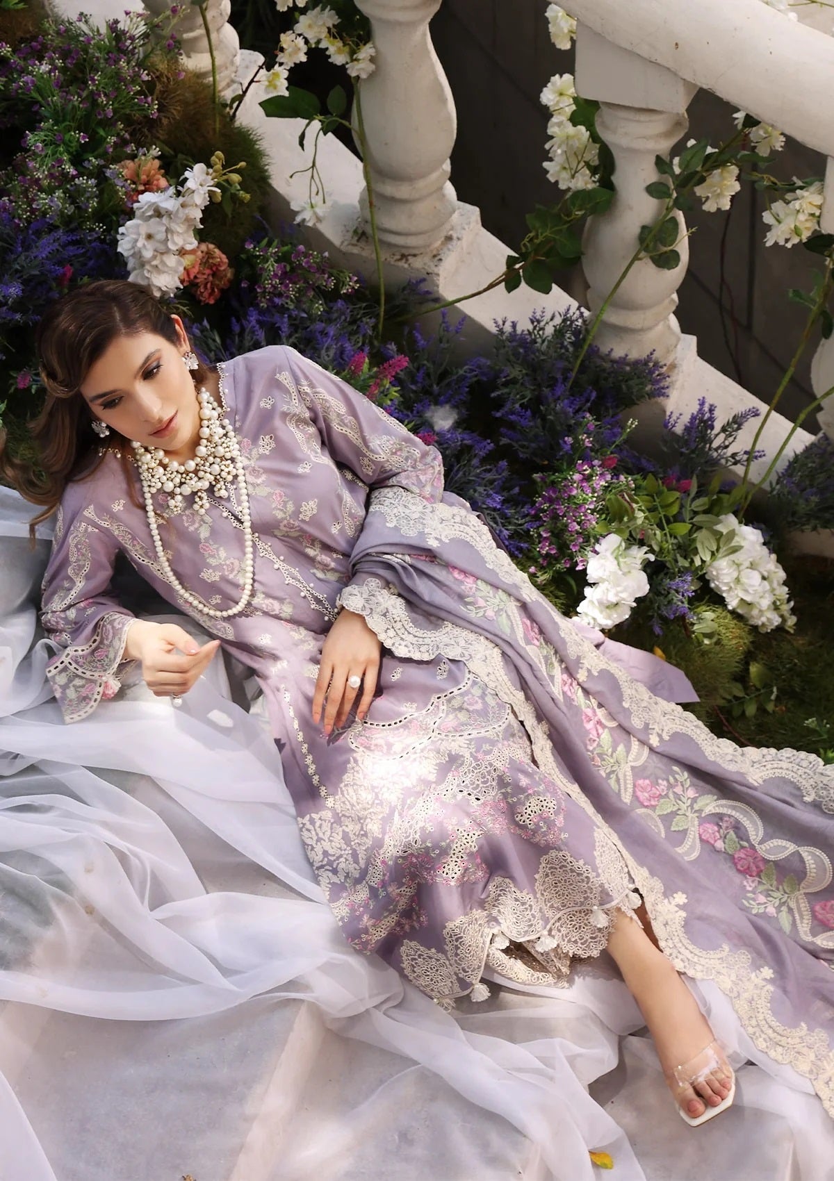 Luxury lawn unstitched collection 013P
