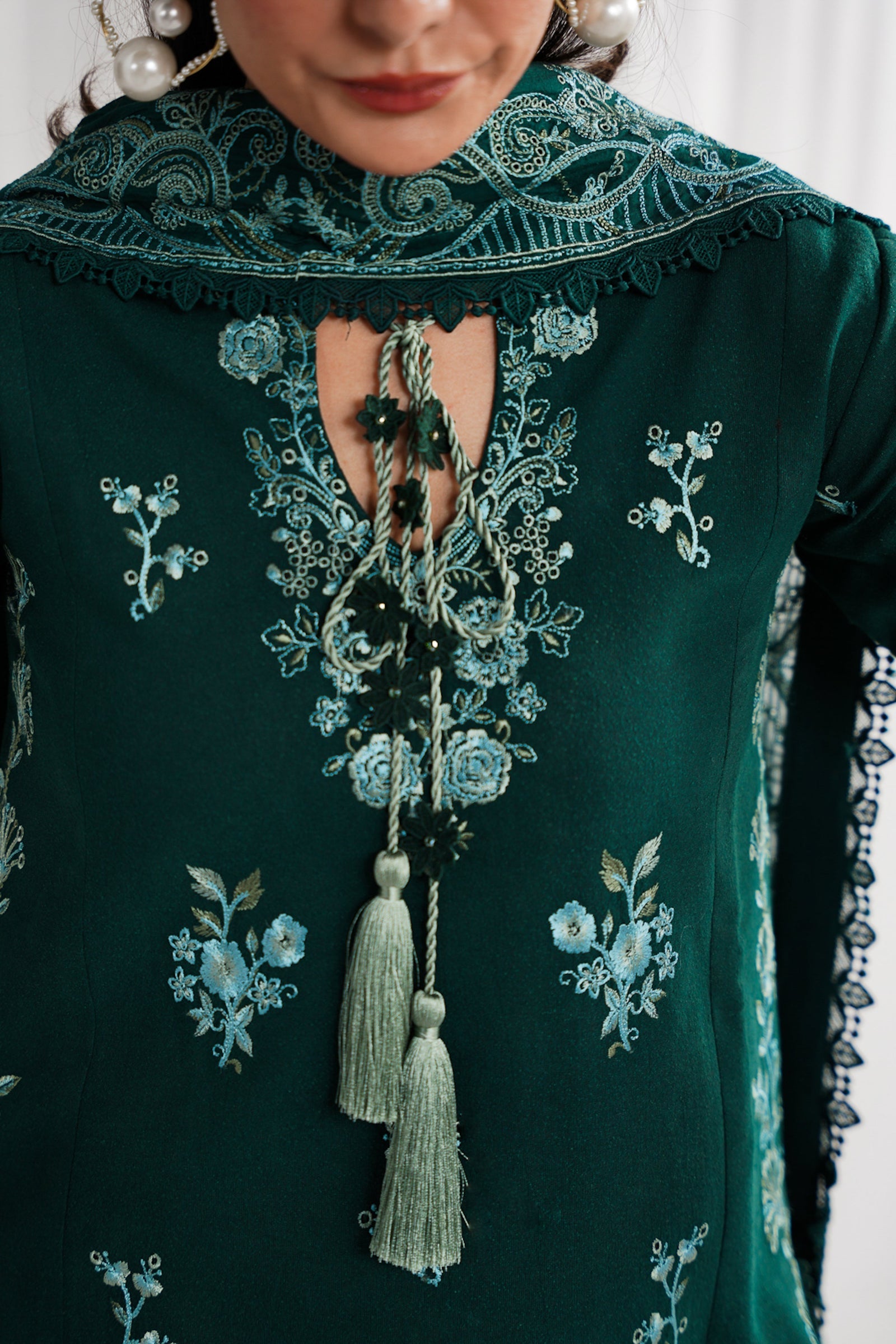 Embroidered Lawn | Premium 3-Piece Unstitched Set