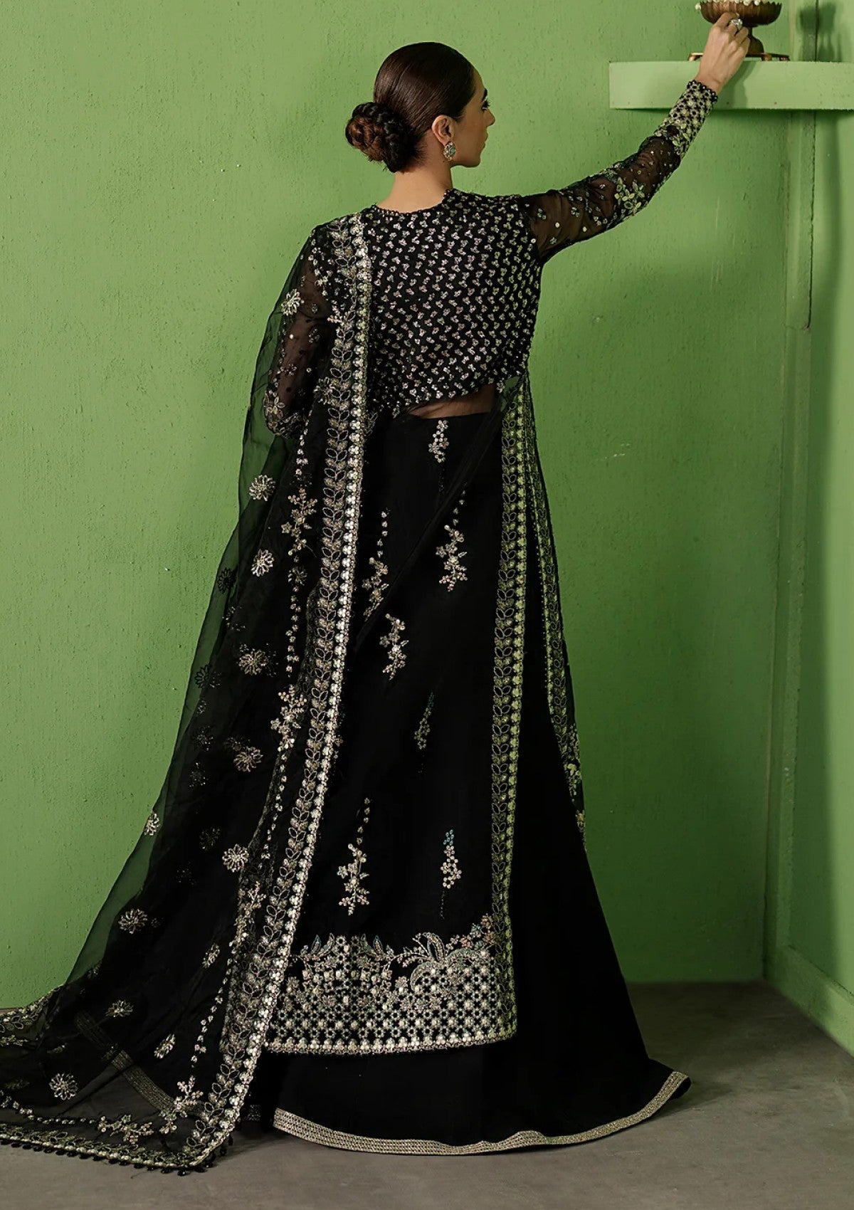 UnStitched partywear/wedding dress 016B