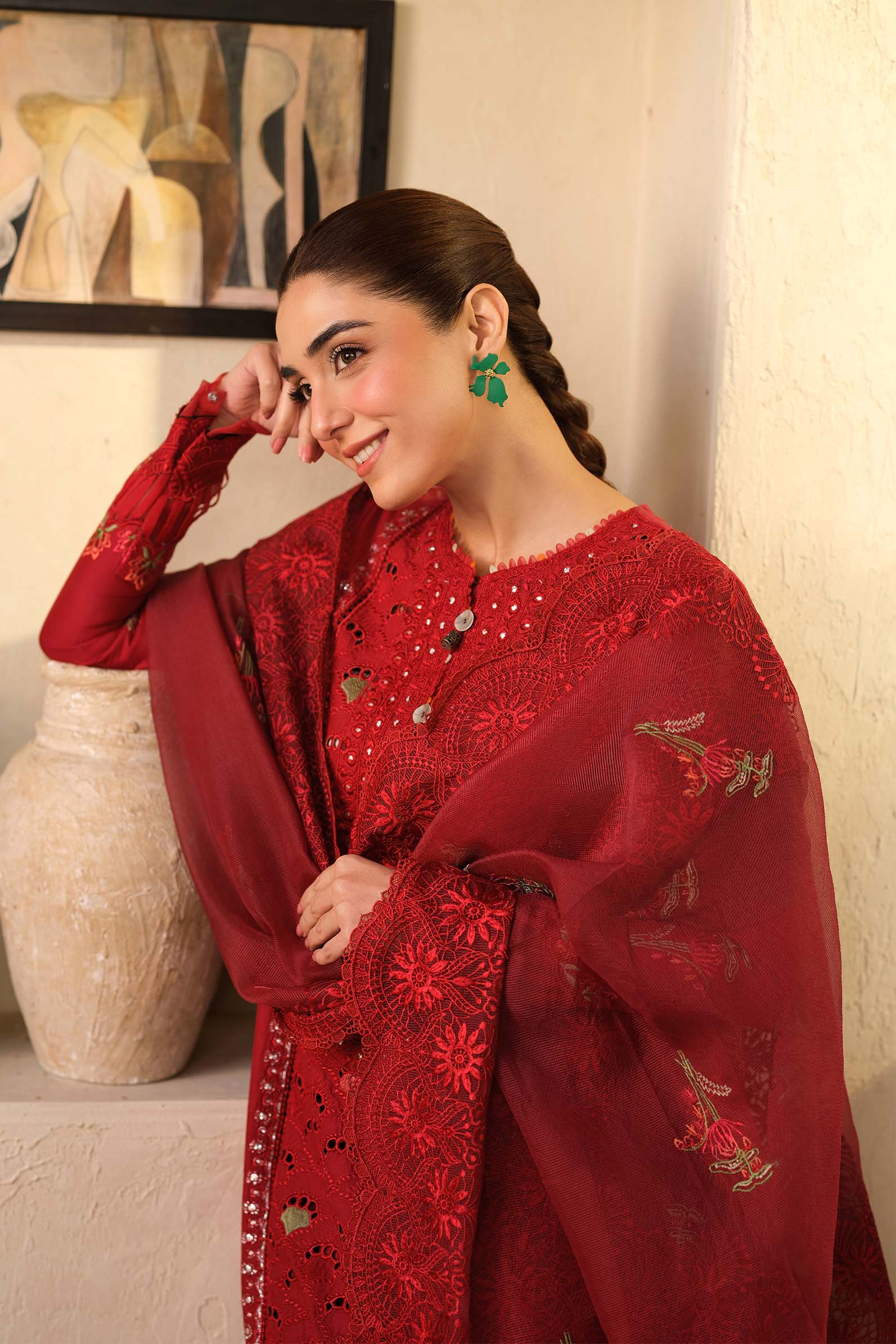 Luxury Embroidered lawn unstitched 009N