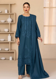 Winter wool Luxury’s embroidered 3pcs 007