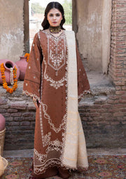 Winter wool Luxury’s embroidered 3pcs 004