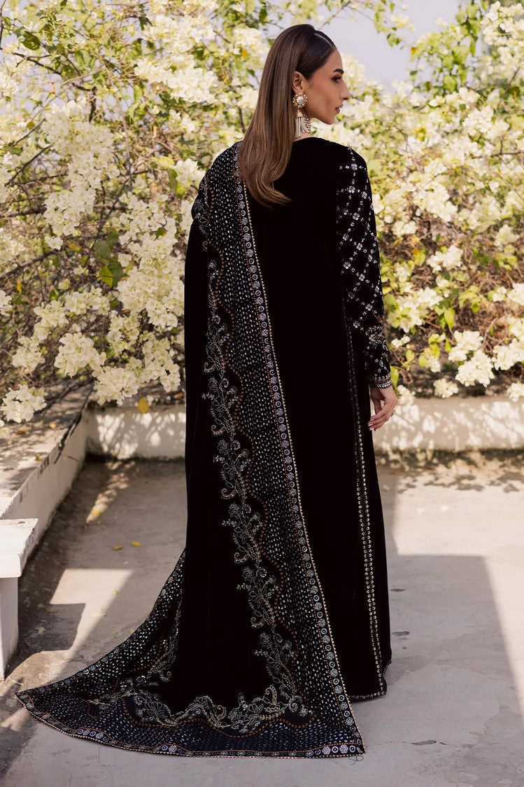 Luxury Embroidered velvet Unstitched