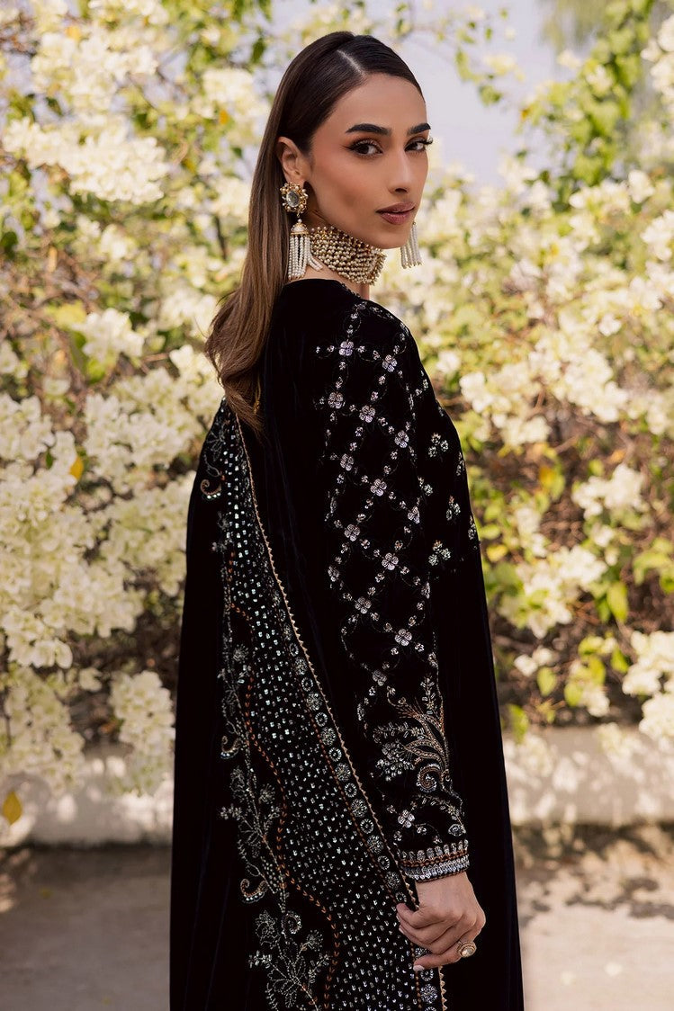 Luxury Embroidered velvet Unstitched