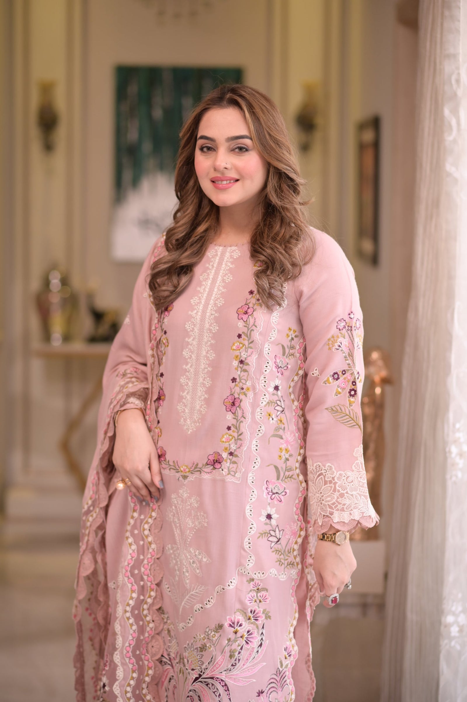 Luxury lawn unstitched collection 018Y