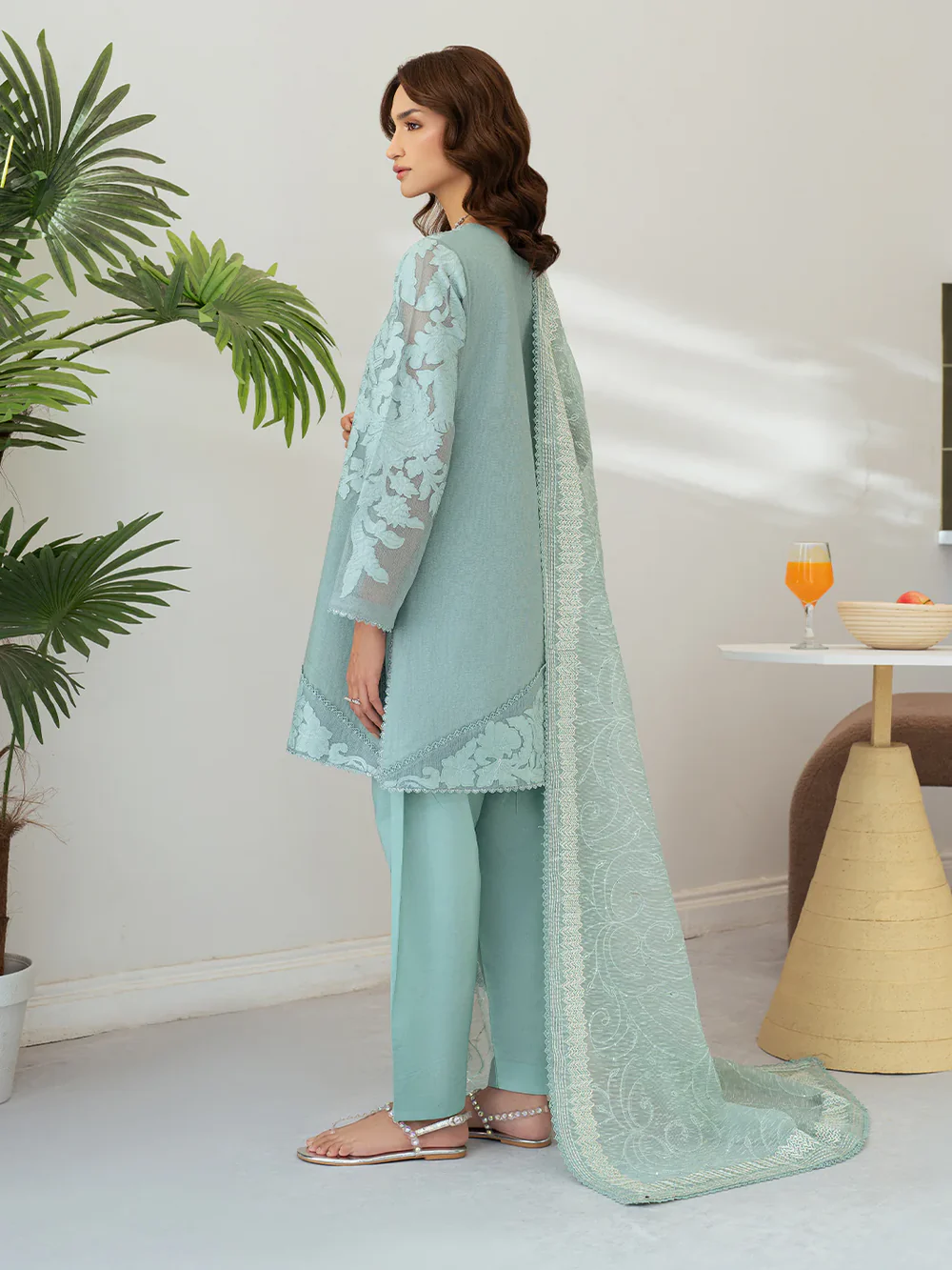 Luxury lawn unstitched collection 017P