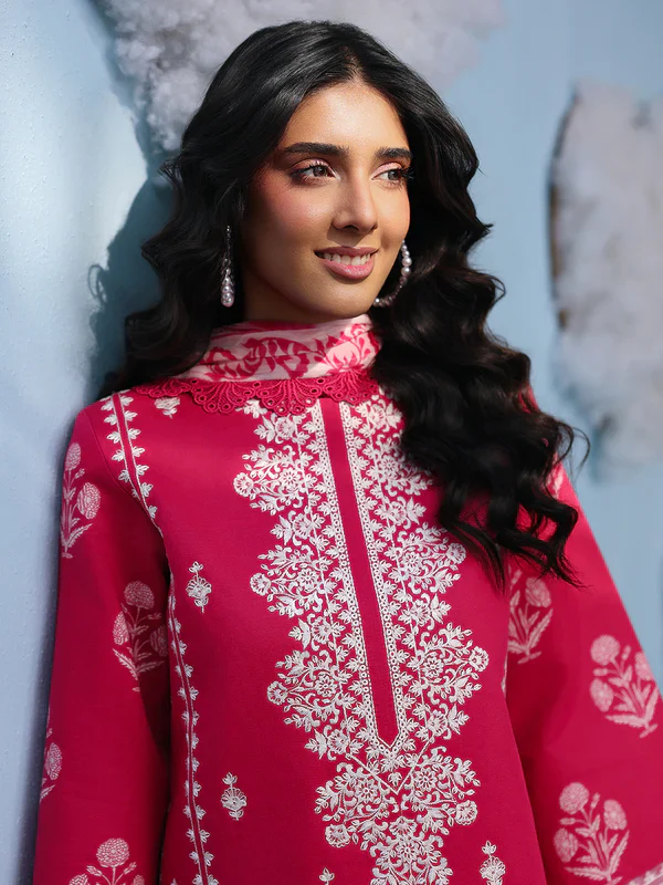 Luxury Lawn Embroidered Unstitched 001G