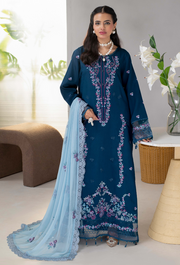Luxury Embroidered 3 Piece Unstitched 002F