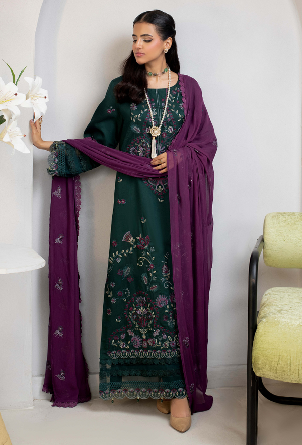 Luxury 3 Pieces Unstitched 004W