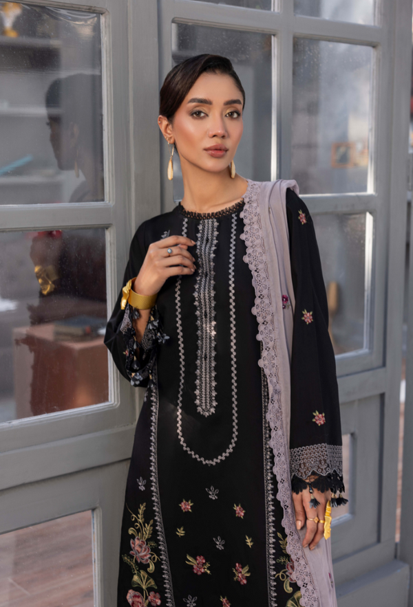 Luxury Lawn Embroidered 3 Piece Unstitched 008B