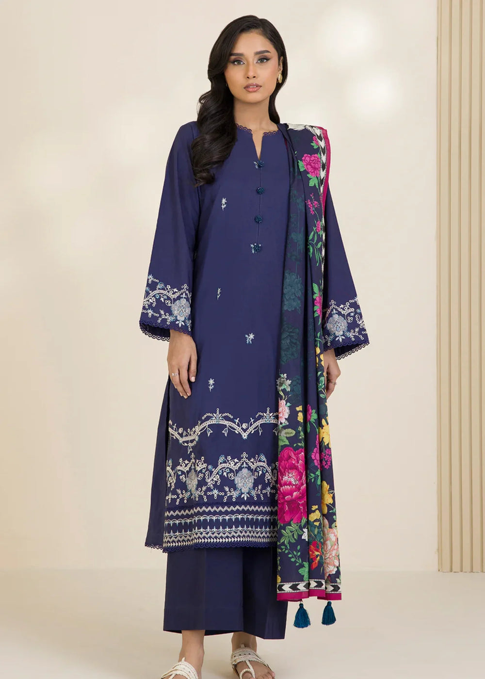 Embroidered Unstitched casual wear