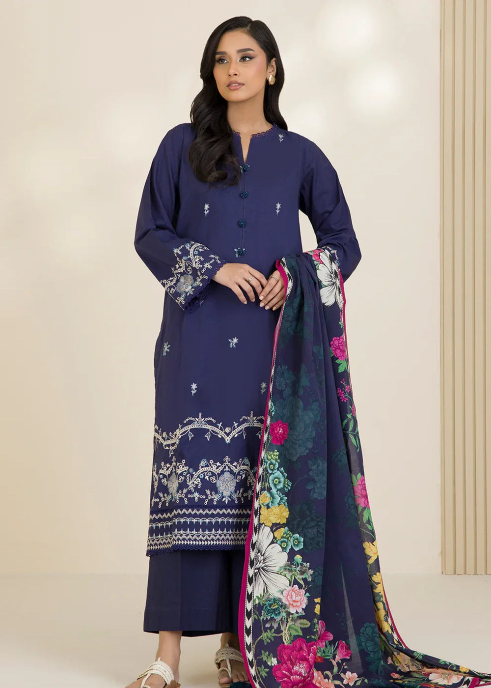 Embroidered Unstitched casual wear