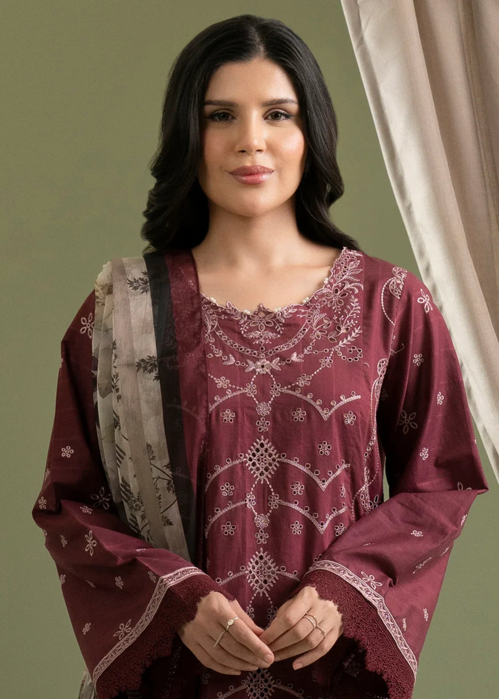 Luxury Embroidered Unstitched 003