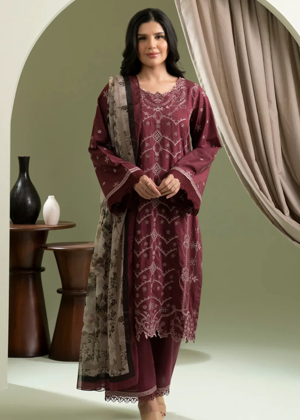 Luxury Embroidered Unstitched 003