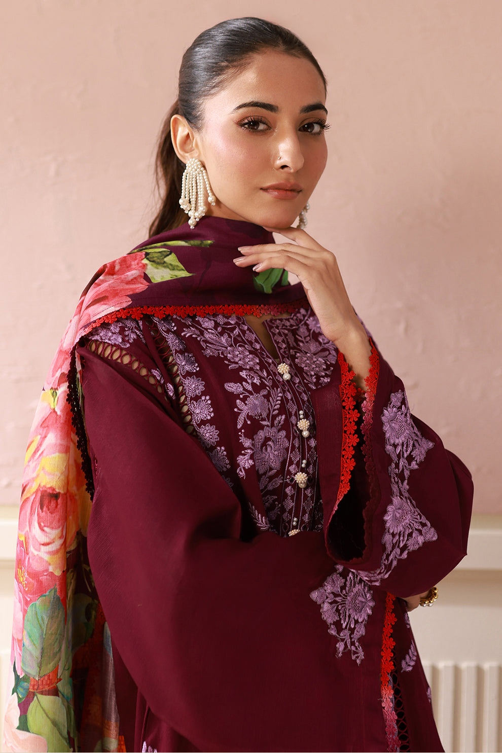 Summer Luxury embroidered 3pcs 007