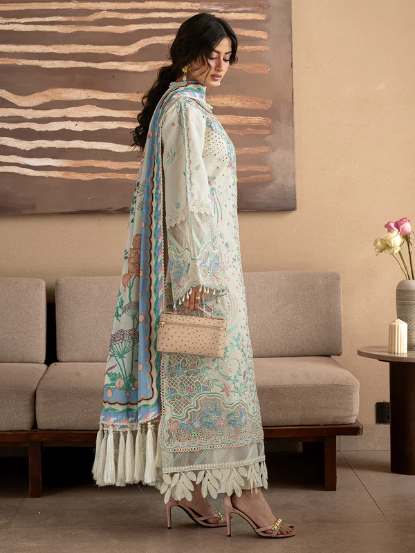 Luxury lawn Eid unstitched collection 013w