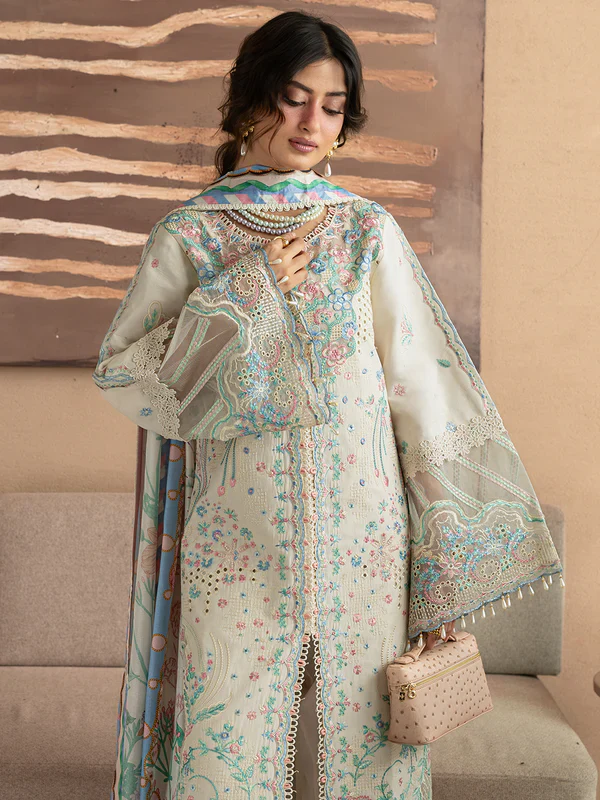 Luxury lawn Eid unstitched collection 013w