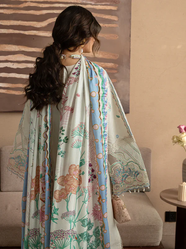 Luxury lawn Eid unstitched collection 013w