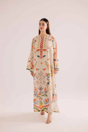 Printed stitched kaftan 003G