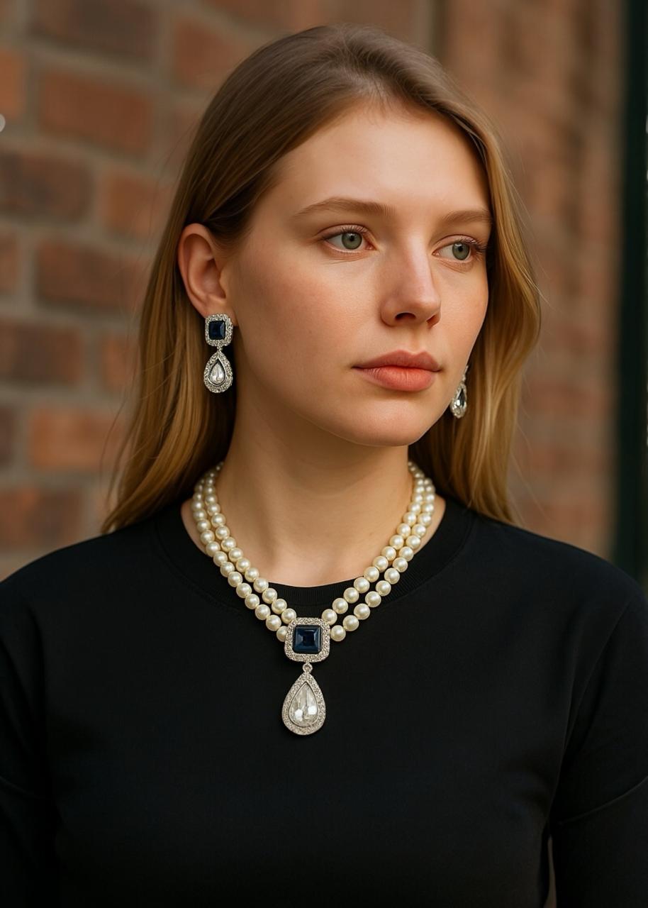Tear drop Mala Set