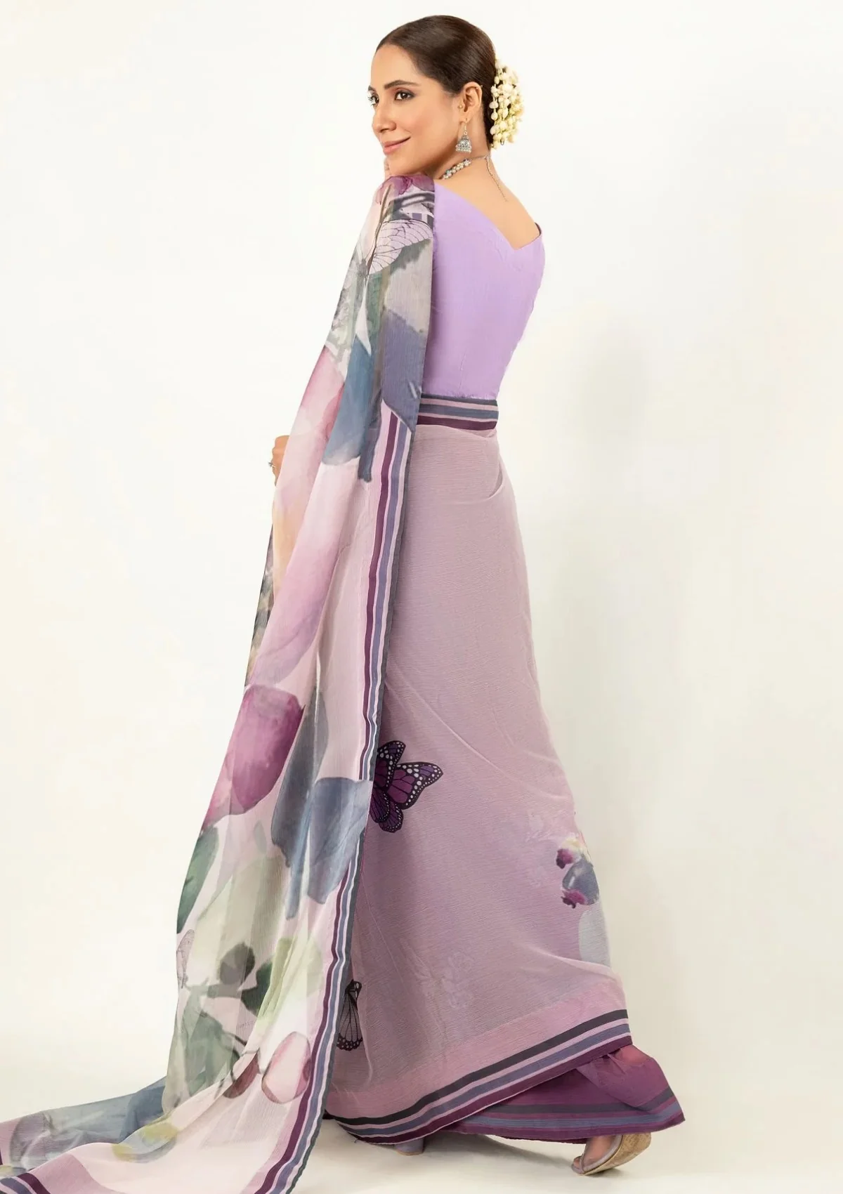 Unstitched Saree Fabric 014