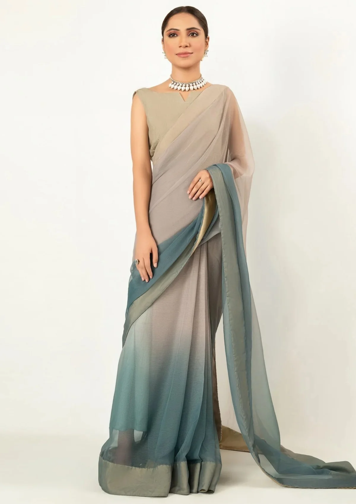Unstitched Saree Fabric 013