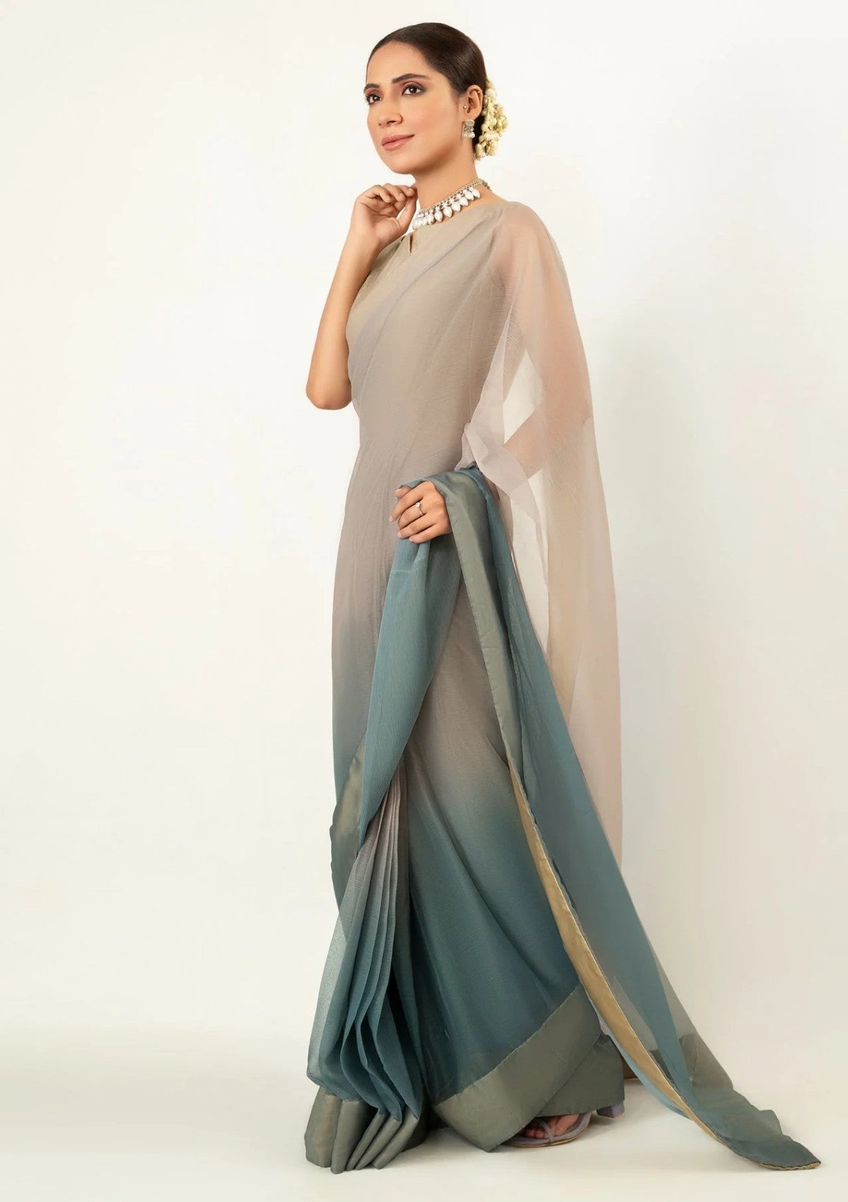 Unstitched Saree Fabric 013