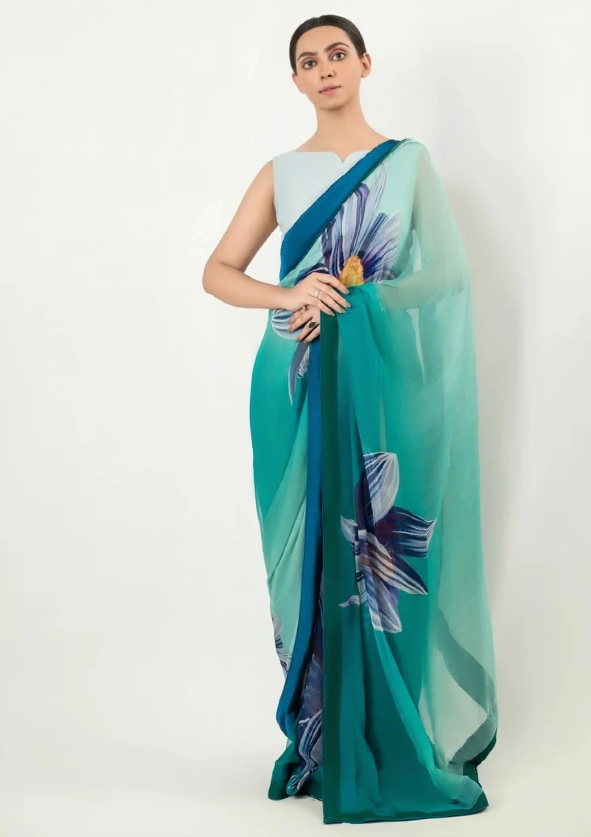 Unstitched Saree Fabric 010