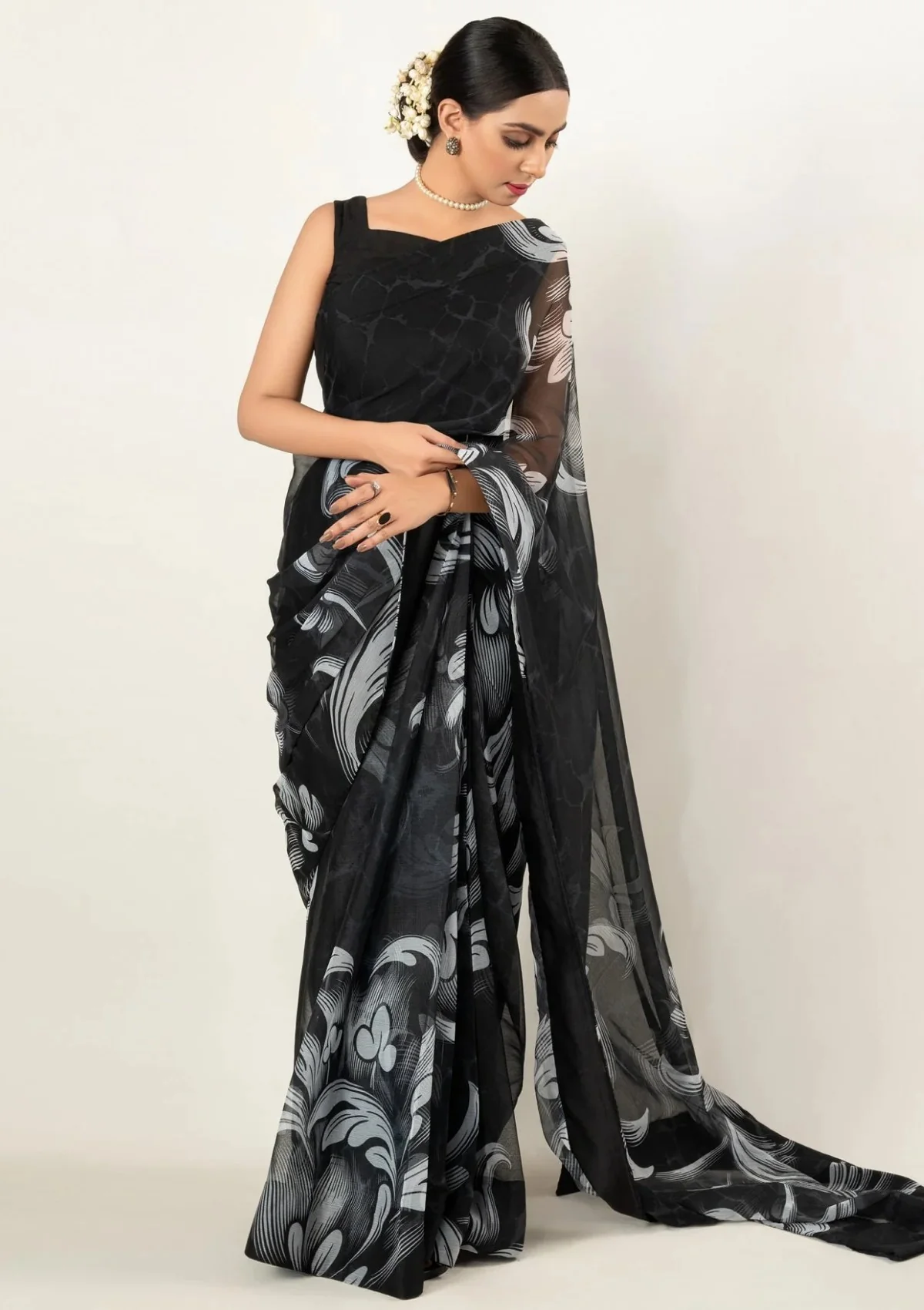 Unstitched Saree Fabric 006