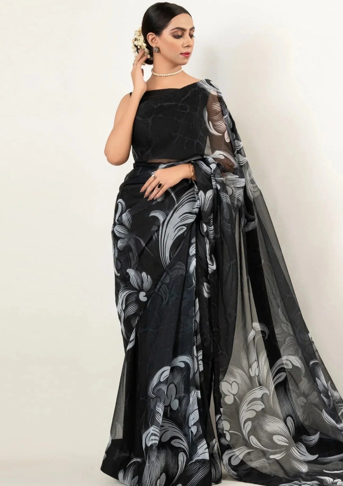 Unstitched Saree Fabric 006