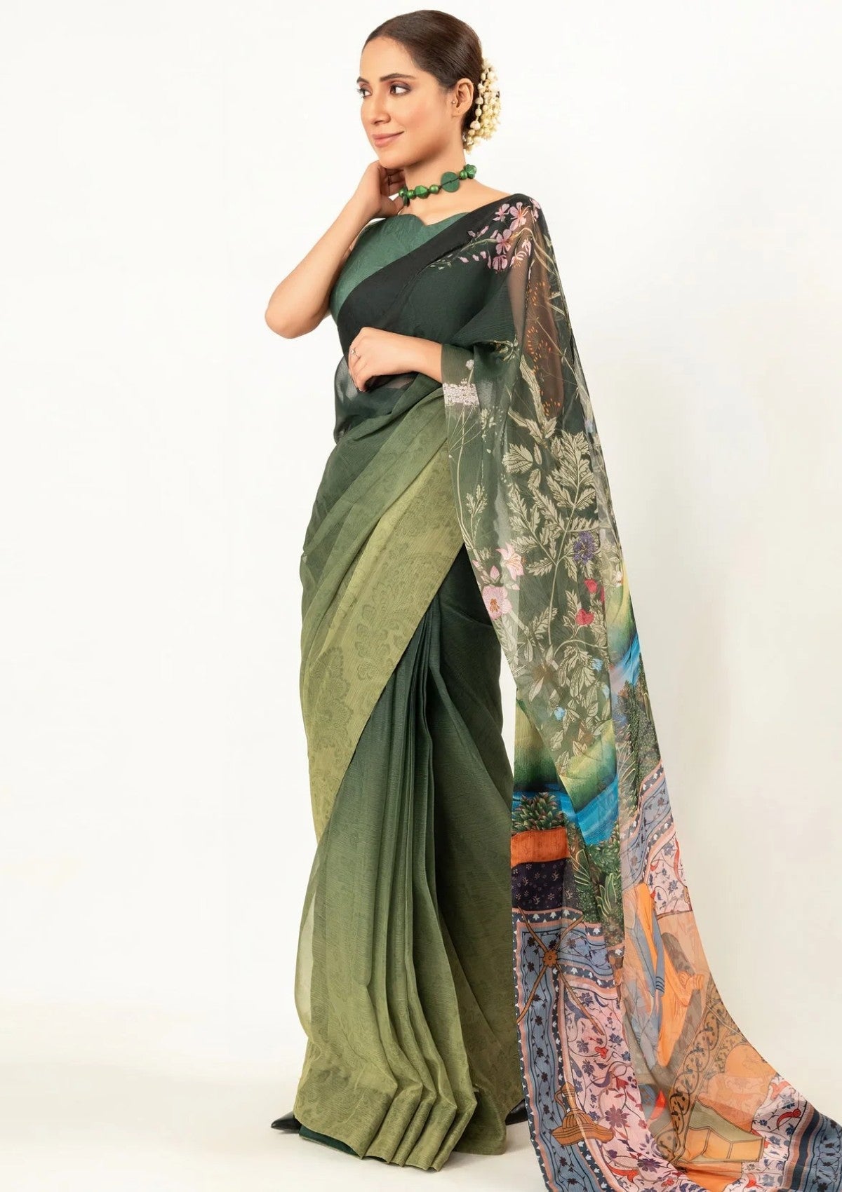 Unstitched Saree Fabric 004